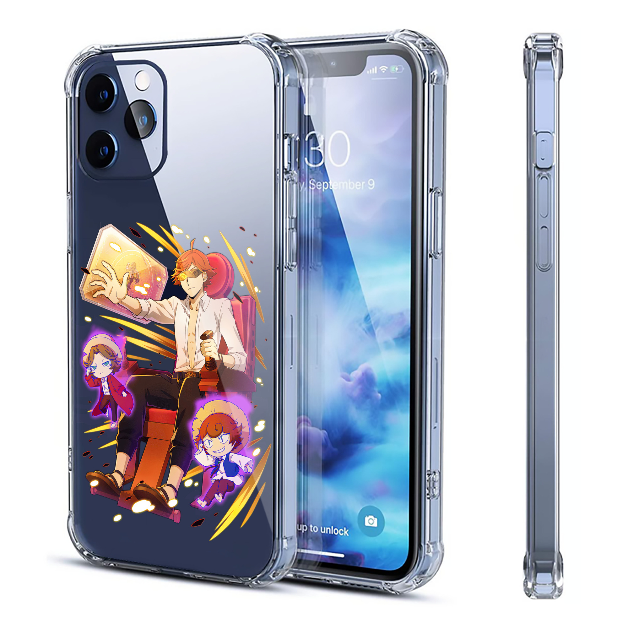 （画像用） 文豪ストレイドッグス Bungo Stray Dogs 【iPhone 12シリーズ対応】透明スマホケース（クリアソフトケース）